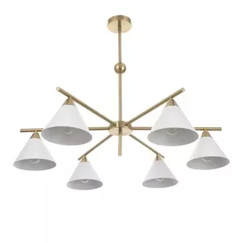 Люстра «Флинт» 6хЕ27 40 Вт белый 868650 см