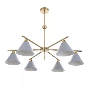 Люстра «Флинт» 6хЕ27 40 Вт серый 868650 см