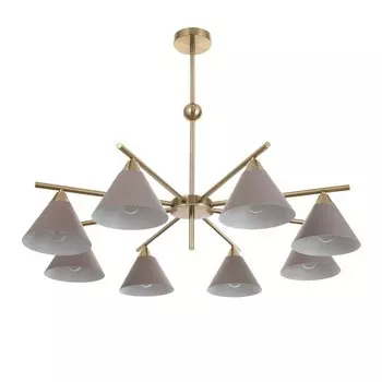 Люстра «Флинт» 8хЕ27 40 Вт кофе 909050 см