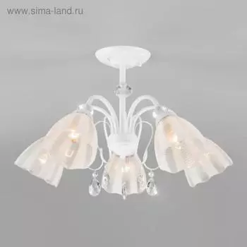 Люстра Floranse, 5x60Вт E27, цвет белый