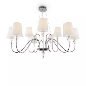 Люстра Florero, 9x40Вт E14, цвет хром