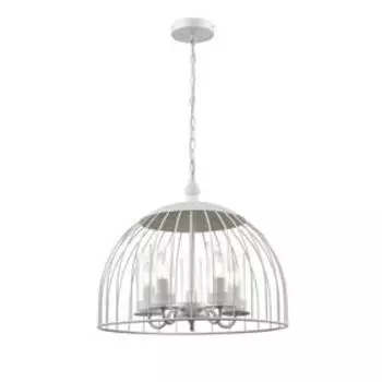 Люстра Florian, 5x40Вт E14, цвет белый