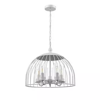 Люстра Florian, 5x40Вт E14, цвет белый