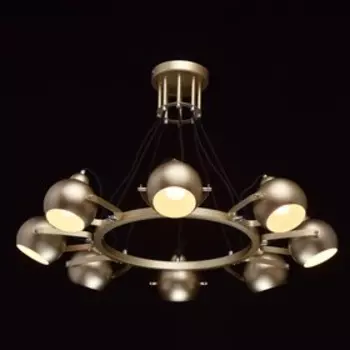 Люстра "Формула", 8x40Вт E14, цвет золото
