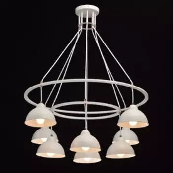 Люстра "Формула", 8x40Вт E27, цвет белый, золото