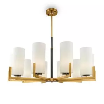 Люстра Maytoni MOD089PL-10BS, 10хE27, 40Вт, 86х86х76,4 см, цвет чёрный и латунь