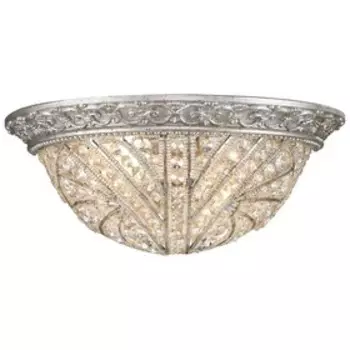 Люстра FRANCES 2x40Вт E14 серебро 16,5x35,2x17,8см