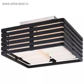 Люстра «Франческа», 4x60Вт E27, венге, хром 41x41x23,5 см