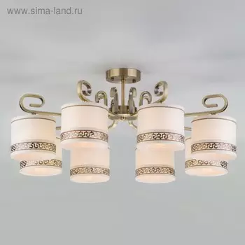 Люстра Frangia 8x40Вт E14 бронза