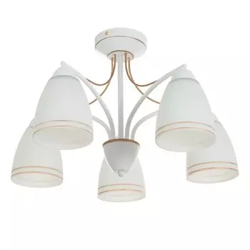 Люстра «Фрэнликс» 5хЕ27 40 Вт белый 545430 см BayerLux