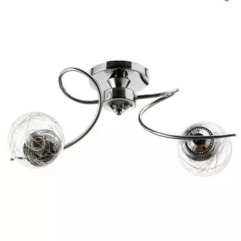 Люстра "Франни" 2хЕ27 40Вт серебро 58х29х28 см BayerLux