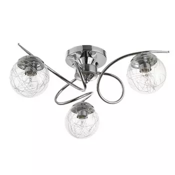 Люстра "Франни" 3хЕ27 40Вт серебро 60х60х28 см BayerLux