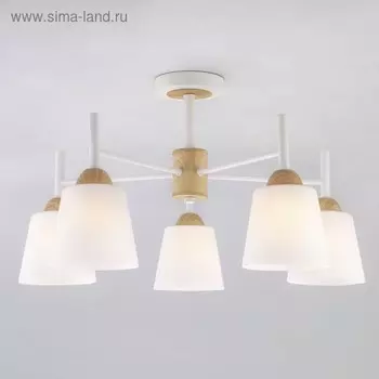 Люстра Fresco 5x60Вт E27 белый