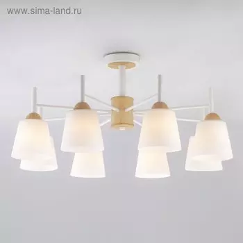 Люстра Fresco 8x60Вт E27 белый