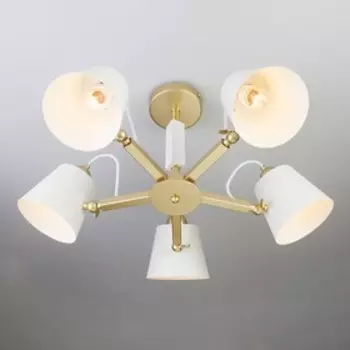 Люстра Frozen 5x60Вт E27, золото 64x64x33,5 см