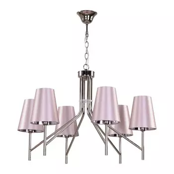 Люстра ЭкономСвет G11040/6NC, E14 6x40Вт, цвет сатиновый никель