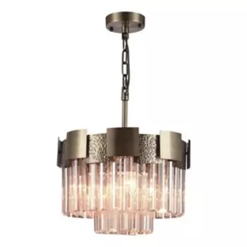 Люстра G21050/9COP CL, E14 9x60Вт, цвет медь, прозрачный