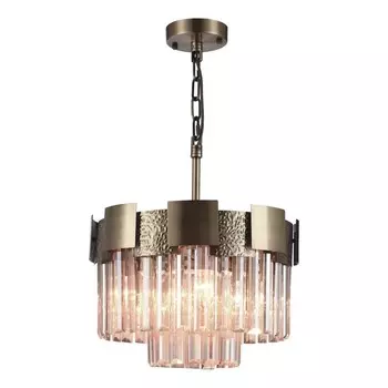 Люстра G21050/9COP CL, E14 9x60Вт, цвет медь, прозрачный