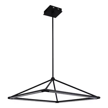 Люстра G61242/4BK BK+WT, LED 4x7Вт 3000K, 1716лм, цвет чёрный