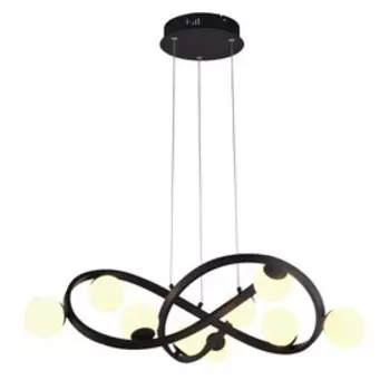 Люстра G61244/9CF CF+WT, LED 9x2Вт 3000K, 1100лм, цвет коричневый