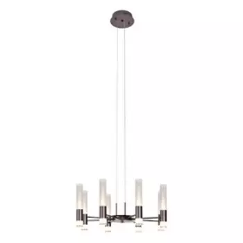 Люстра G61245/8CF, LED 8x4Вт 3000K, 3200лм, цвет кофейный