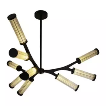 Люстра G61249/9BK CL, LED 9x5Вт 4500K, 1080лм, цвет чёрный