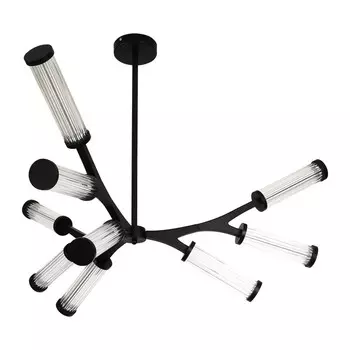 Люстра G61249/9BK CL, LED 9x5Вт 4500K, 1080лм, цвет чёрный