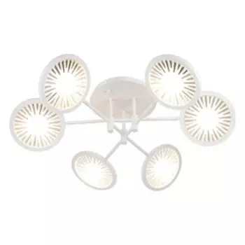 Люстра G61253/6WT, LED 6x16Вт 3000K, 5760лм, цвет белый