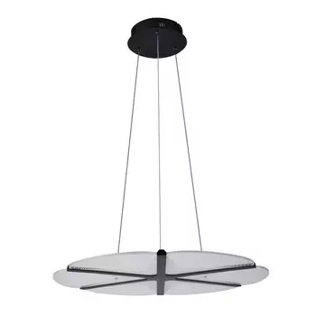 Люстра G61316/6BK CL, LED 6x6Вт 3000K, 1400лм, цвет чёрный