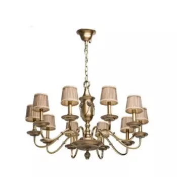 Люстра "Габриэль" 10x40Вт E14 бронза