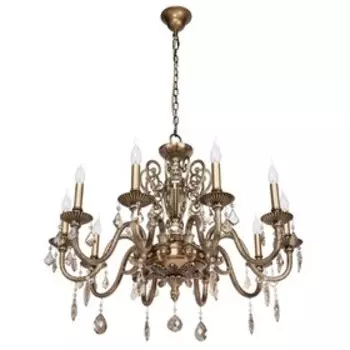 Люстра "Габриэль" 10x60Вт E14 бронза