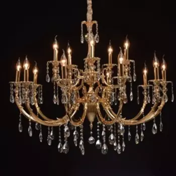 Люстра "Габриэль" 15x40Вт Е14 латунь