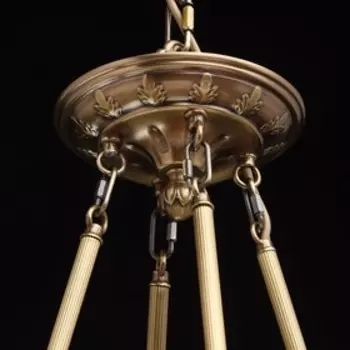 Люстра "Габриэль" 8x60Вт E14 латунь