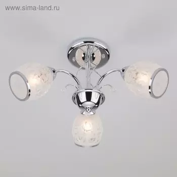 Люстра Gabriella 3x60Вт E27 хром