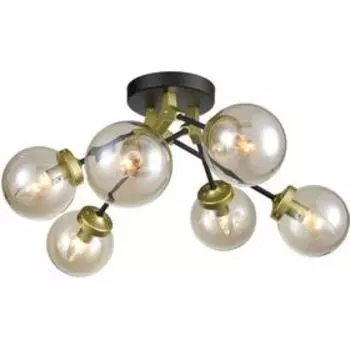 Люстра Galassia, 6x40Вт E14 , цвет чёрный