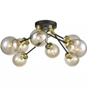 Люстра Galassia, 8x40Вт E14 , цвет чёрный