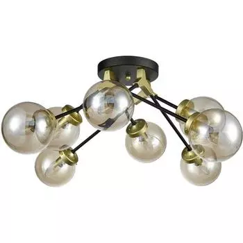 Люстра Galassia, 8x40Вт E14 , цвет чёрный