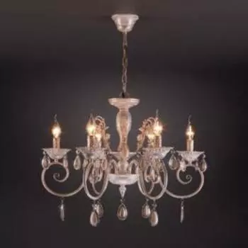 Люстра Galatea, 6x60Вт E14, цвет белый