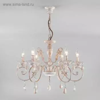 Люстра Galatea, 6x60Вт E14, цвет белый