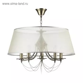 Люстра Garcia 5x40Вт E14 бронза