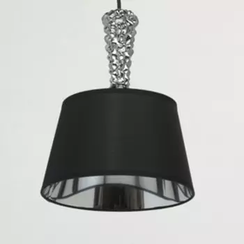 Люстра "Гэтсби", 5x40Вт E27, цвет чёрный хром