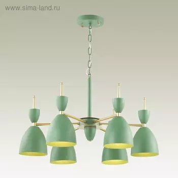 Люстра GEMMA 6x60Вт E27 зеленый