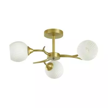 Люстра GISELLE, 3x60Вт E27, цвет золото,