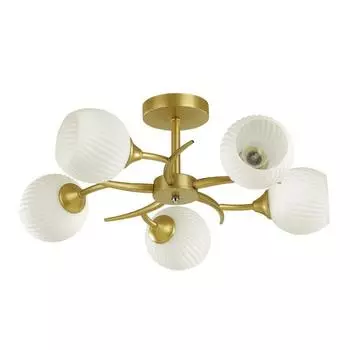 Люстра GISELLE, 5x60Вт E27, цвет золото,