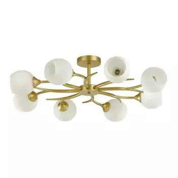 Люстра GISELLE, 8x60Вт E27, цвет золото,