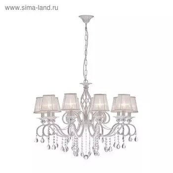 Люстра Maytoni ARM247-10-G, 10хE14, 40Вт, 85х85х124 см, цвет белый с золотом