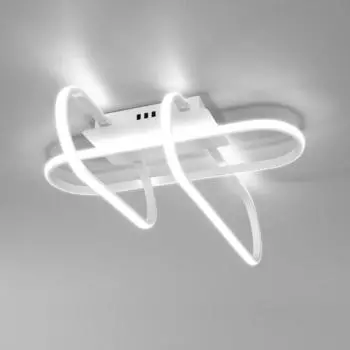 Люстра Grafette, 73Вт LED, 6000лм, 3300-6500К, цвет белый, с ПДУ