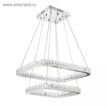 Люстра Granda 20Вт LED хром 79x79x12 см
