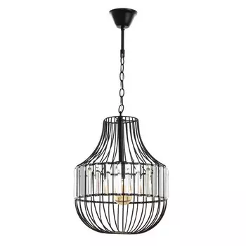 Светильник подвесной BayerLux «Грелин» Е27, 40 Вт, чёрный, 30х30х70 см