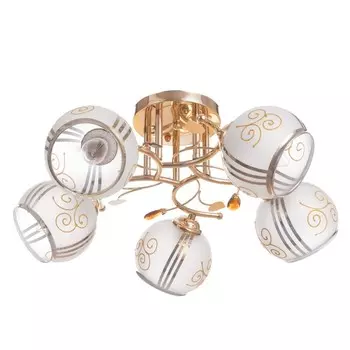 Люстра "Грета" 5х40Вт Е27 Золото МОДЕЛЬ: 2600553